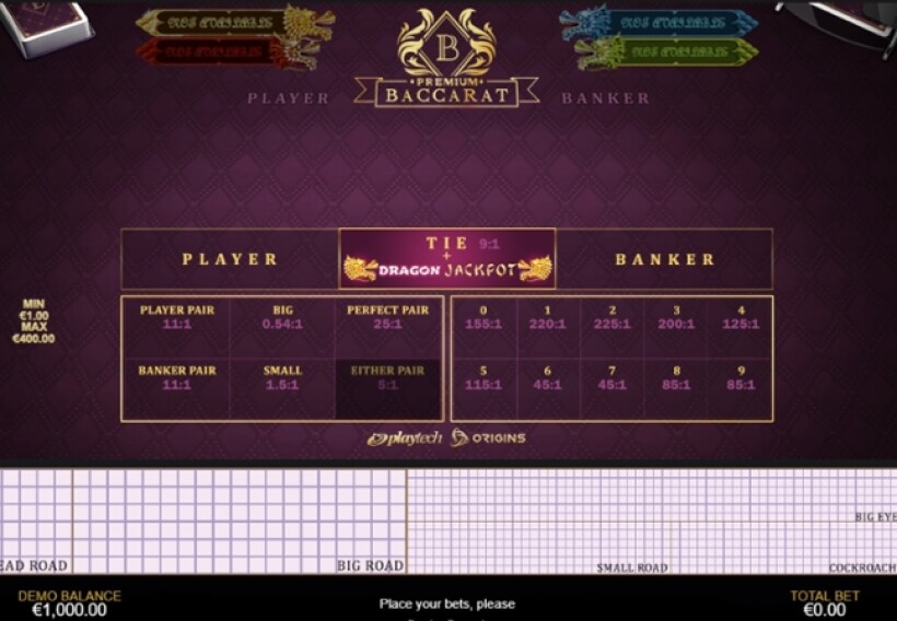 Playtech Premium Baccarat