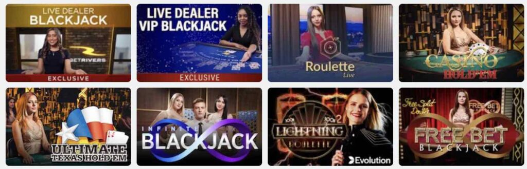 BetRivers Live Dealer NJ