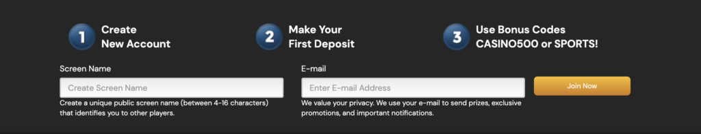 BetRivers Registration