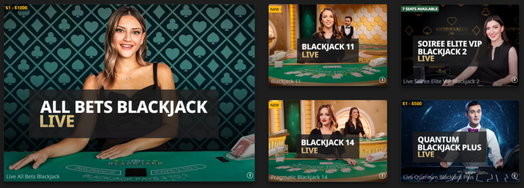 Betfair Casino Table Games