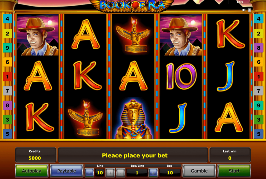 Glücksspiel - Book of Ra Novomatic Spiele