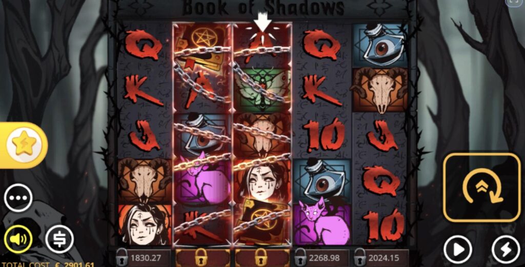 Book of Shadows Slot Hold Feature