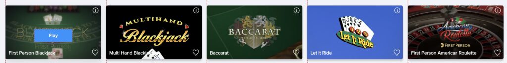 Fanduel Blackjack NJ