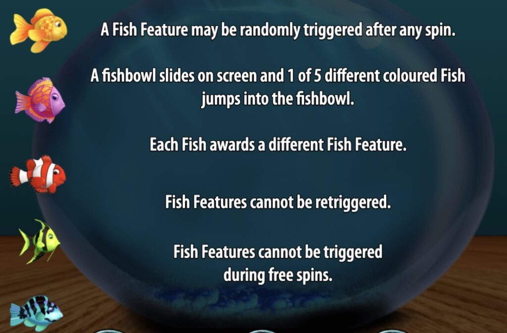 Goldfish Slot Feautures