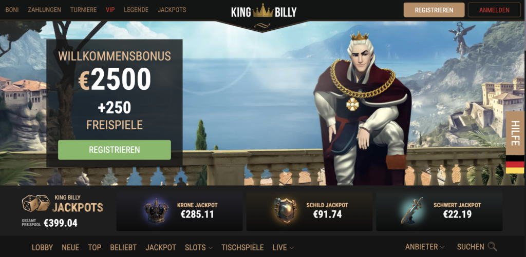 King Billy Bonus