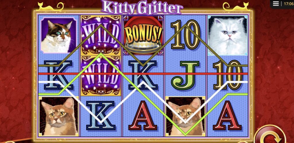 Kitty Glitter Slot Gameplay