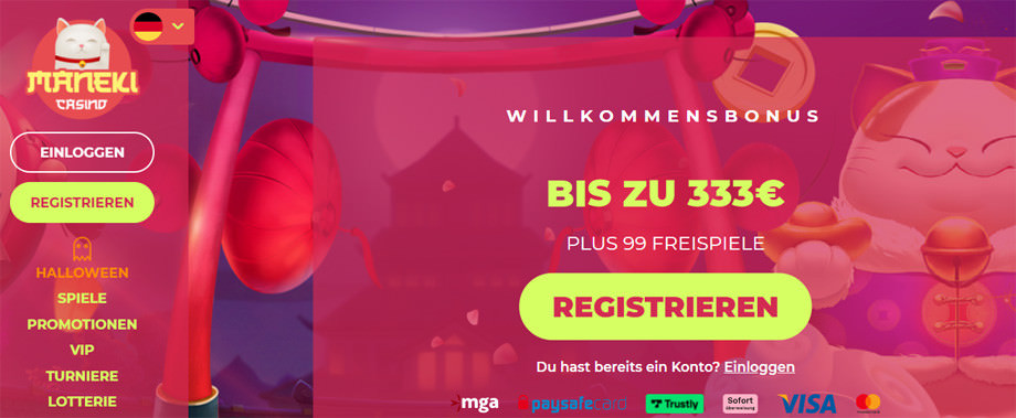 Maneki Handy Casino Boni