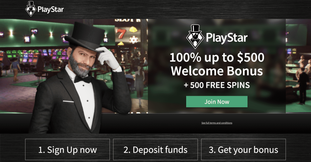 PlayStar Casino NJ Promotion