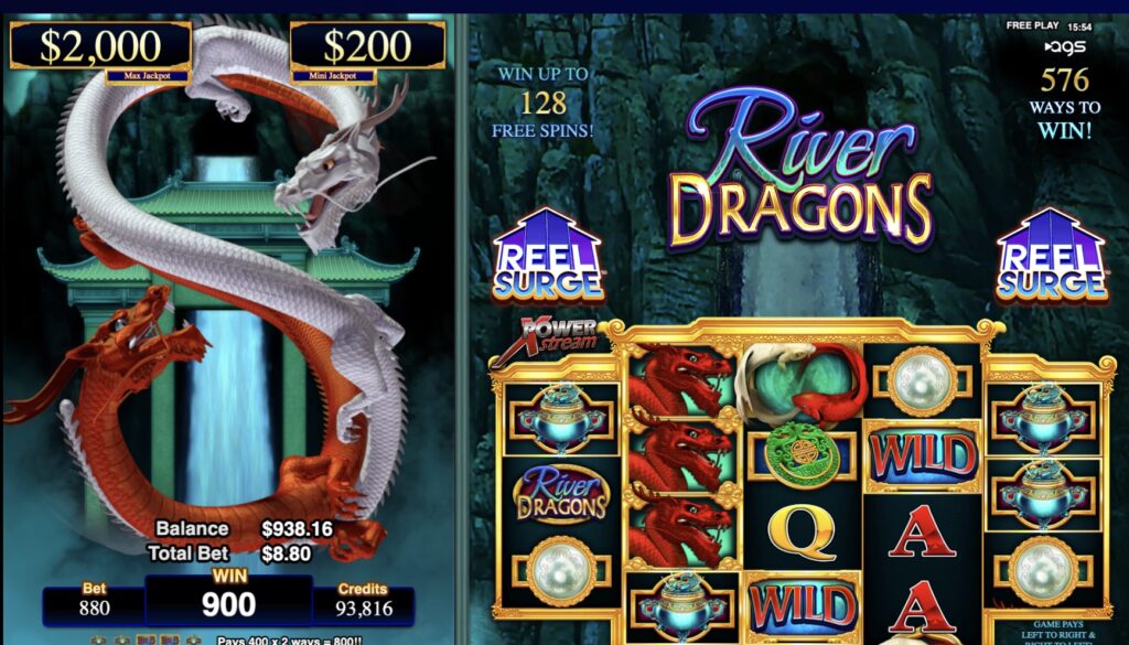 River Dragons Slot Machine Bonus