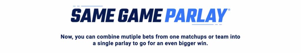Same Game Parlay at Fanduel