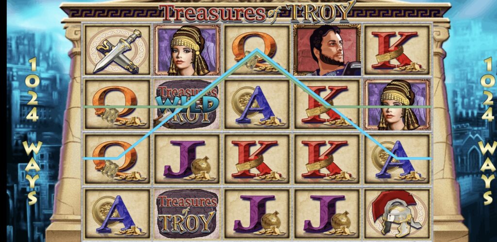 Treasures Of Troy Slot Gameplay