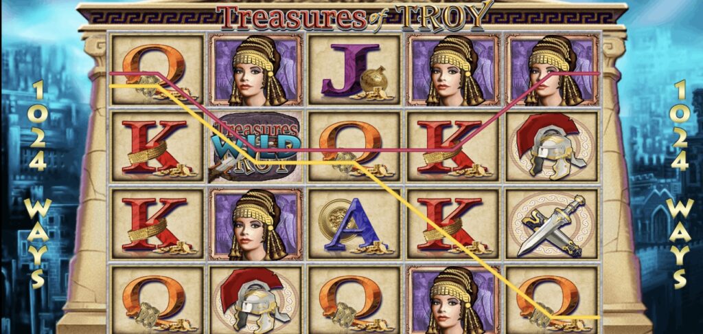 Treasures Of Troy Slot Gameplay
