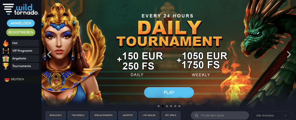 Wild Tornado Casino Tournament