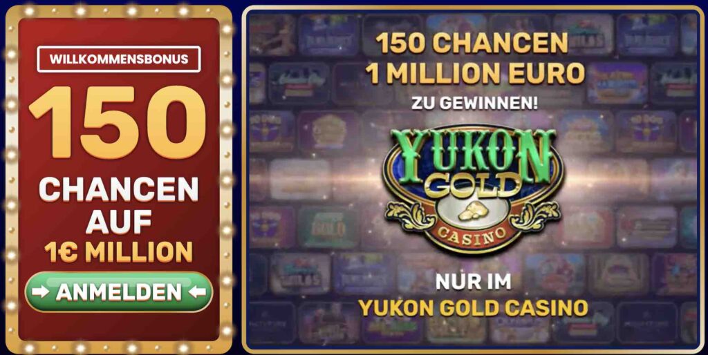 Yukon Gold Casino Willkommensbonus