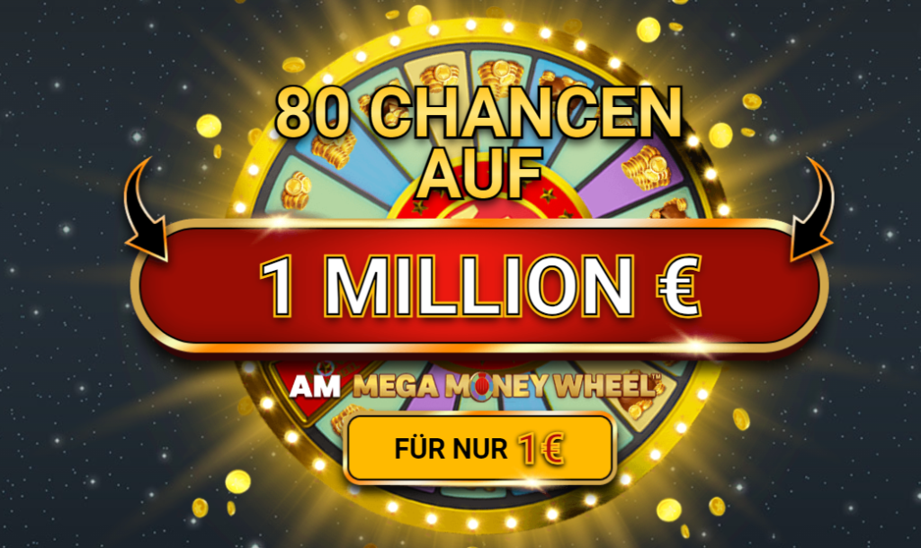 Zodiac Casino - 80 Freispiele für Mega Moolah