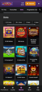 Zodiac Mobile Casino