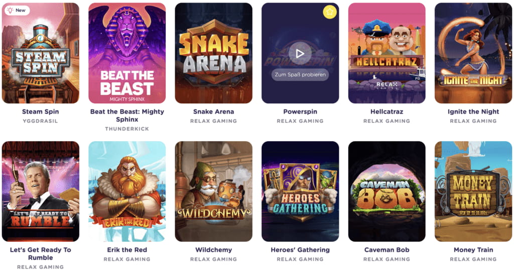 Casiqo Casino Spielautomaten