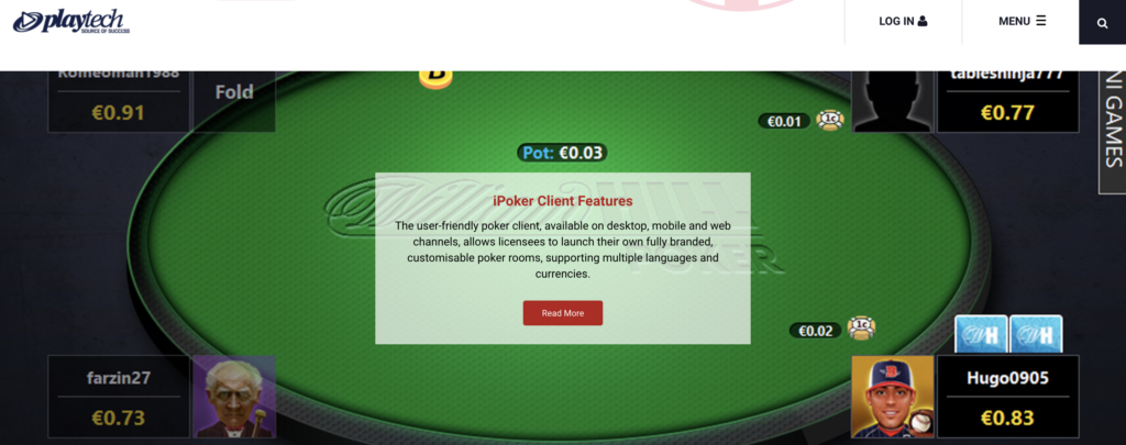 Tischspiele und weitere Casinospiele