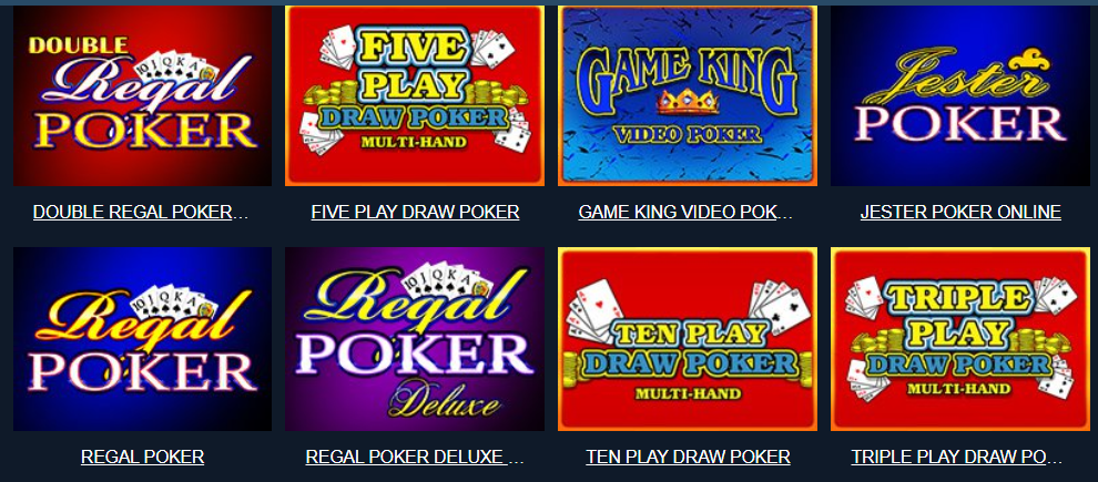 Mohegan Sun Video Poker