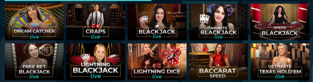 Ocean Casino Live Dealer Games