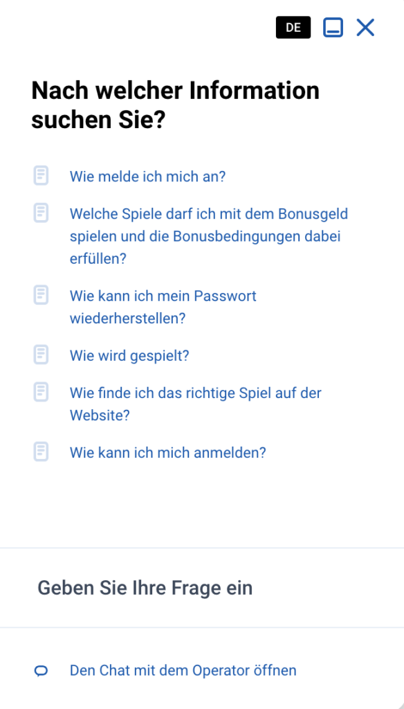 Der Vulkan Vegas Kundensupport