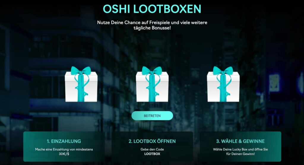 Oshi Lootboxen