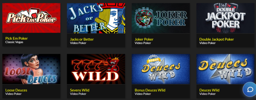 Video-Poker im Planet 7 Casino