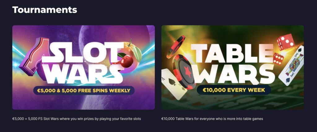 Zusatzvorteile bei BitStarz