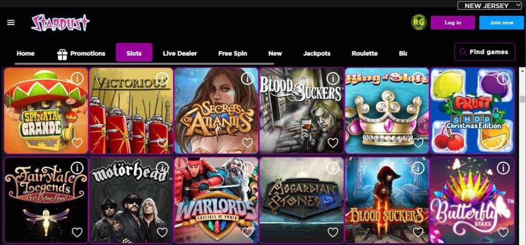 Stardust casino slots