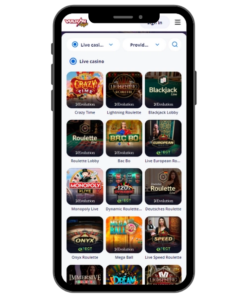 Mobiles Vulkan Vegas-Casino