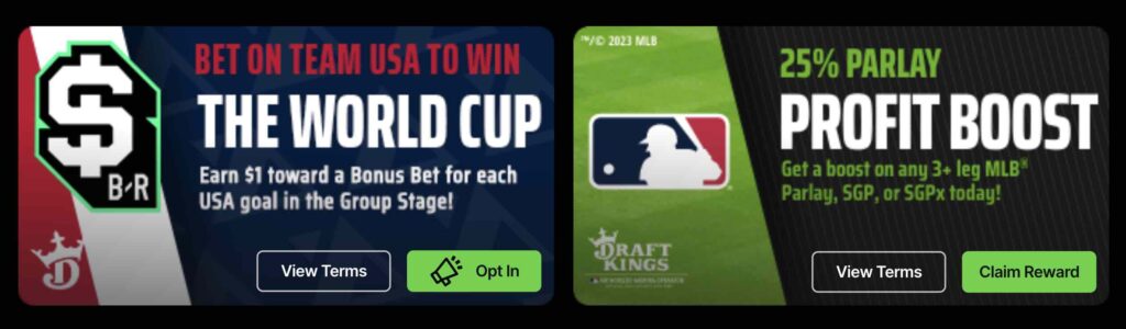 Available Types of Bets at DraftKings