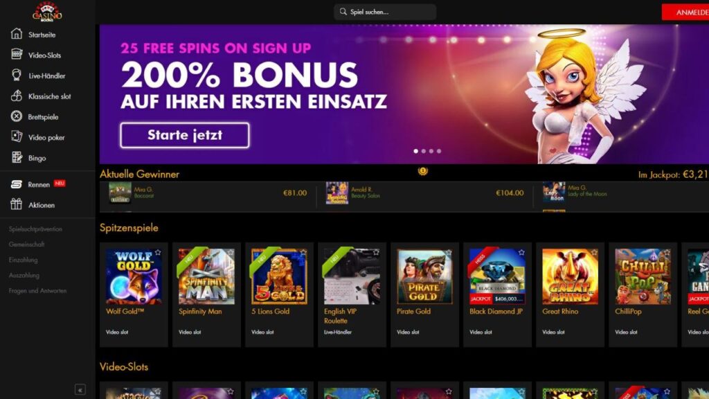 Casino Moons Willkommensbonus