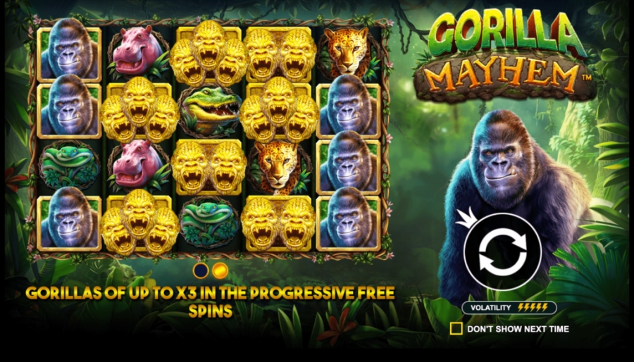 Gorilla Mayhem Freispiele