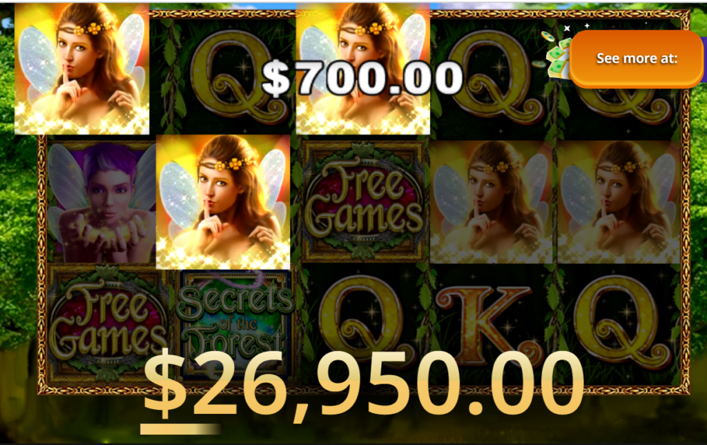 Secrets of the Forest slot Playing Experience