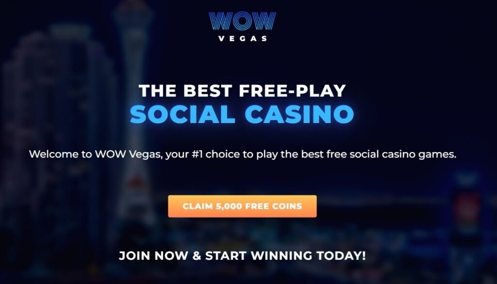 WOW Vegas Social Casino Bonus