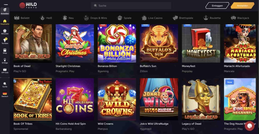 Wild Tokyo Casino Bewertung