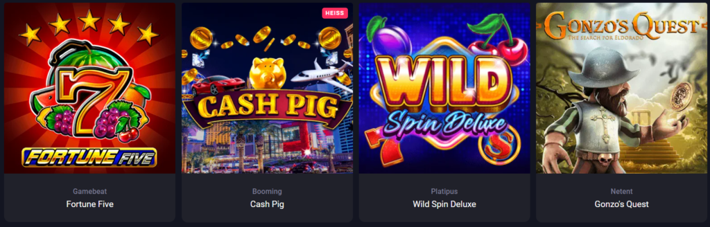 Woo Casino Spielautomaten