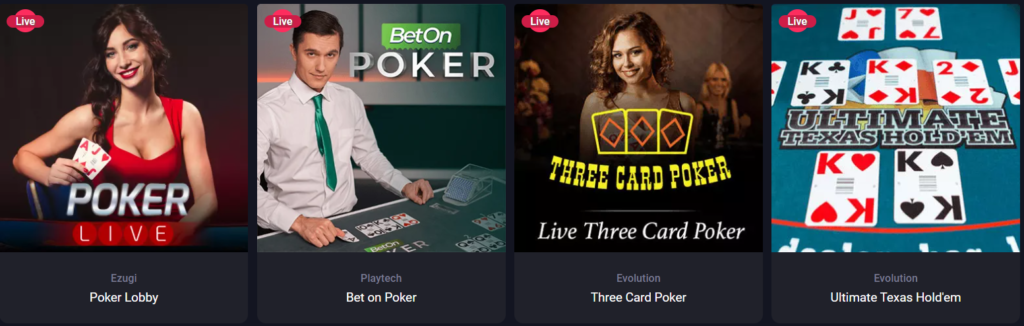 Woo Casino Video Poker