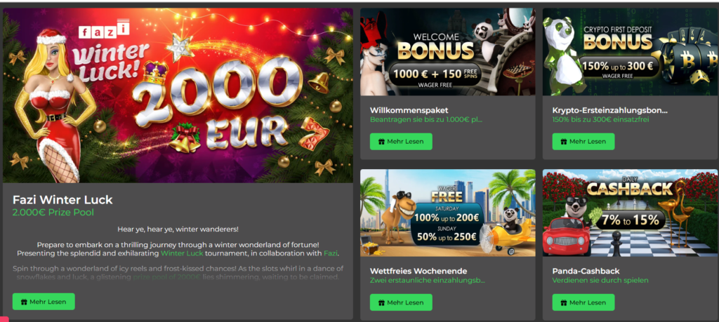 Fortune Panda Casino Promotionen