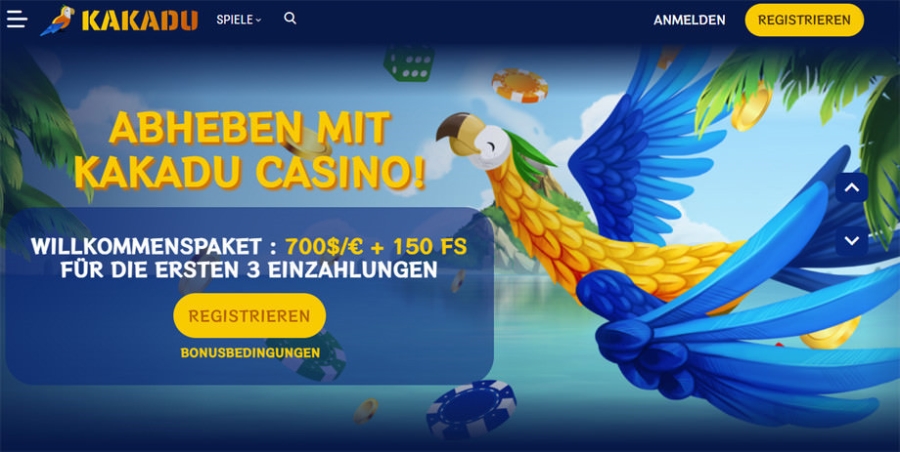 Kakadu Casino Boni