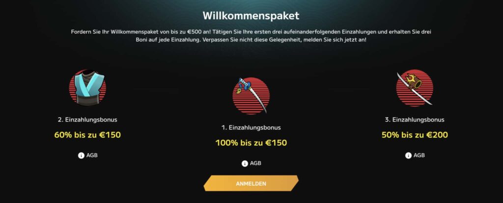 Wild Tokyo Casino Bonus und Promotionen