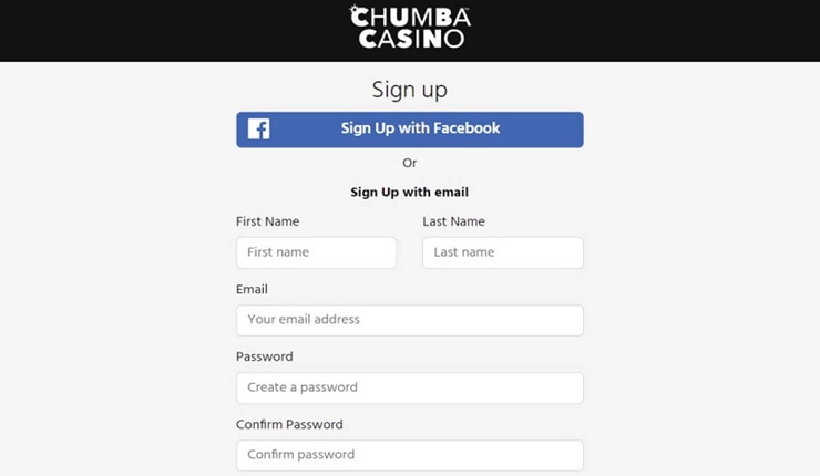 Chumba Casino Registration
