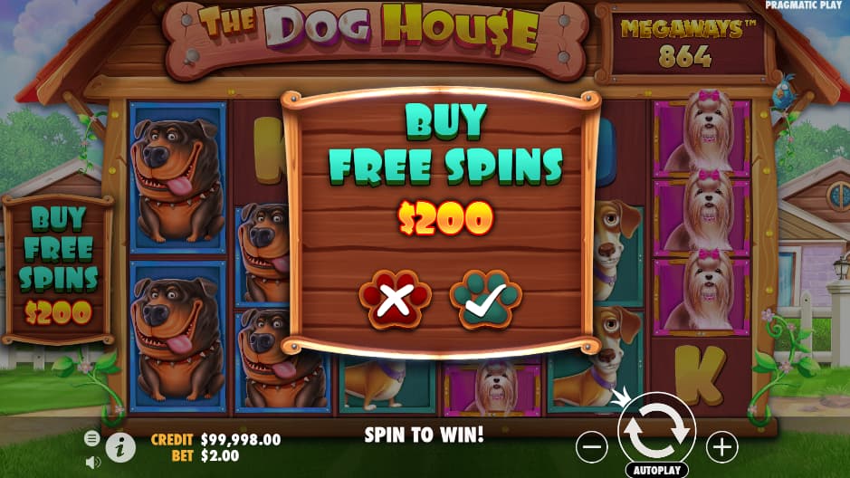 The Dog House Bonus Game