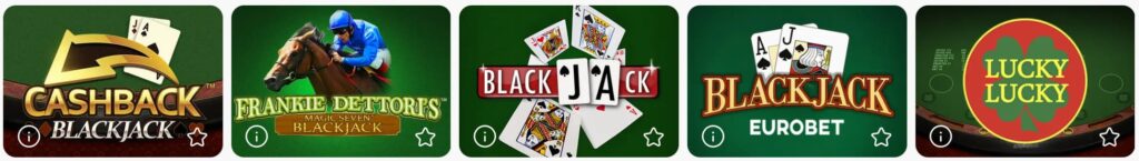 Eurobet Online Casino Blackjack