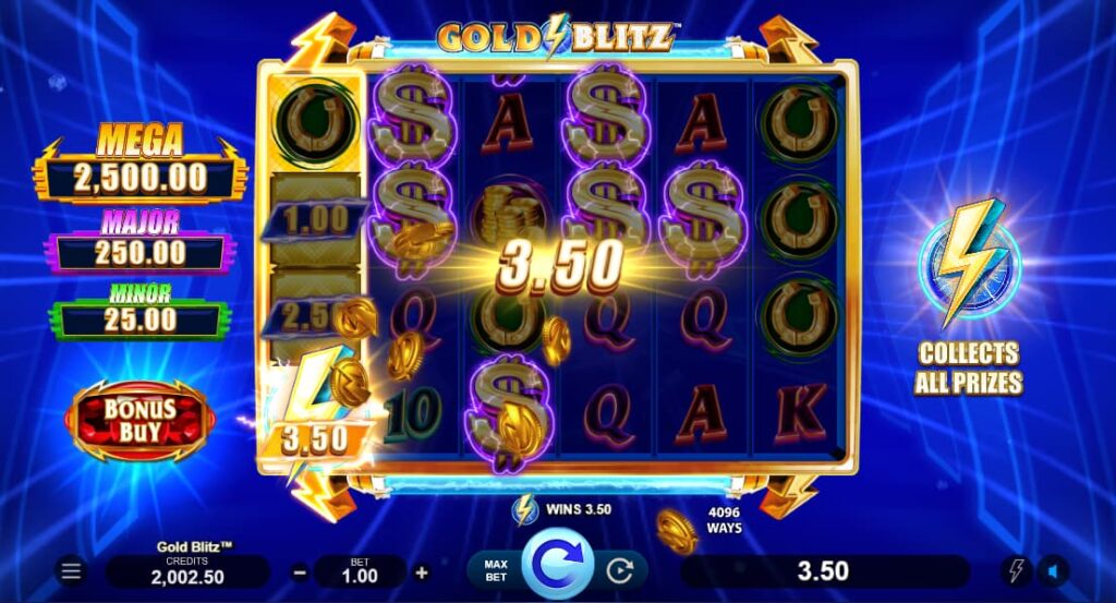 Gold Blitz Online Slot Win