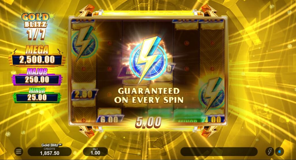 Gold Blitz Bonus Games