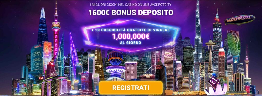 Jackpot City Casino Bonus di Benvenuto