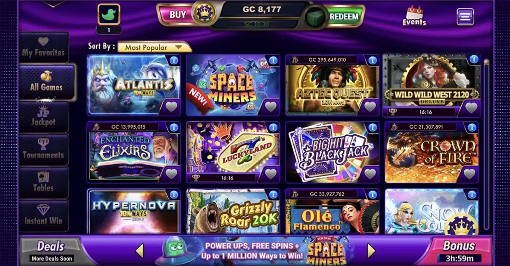LuckyLand Slots Gameplay