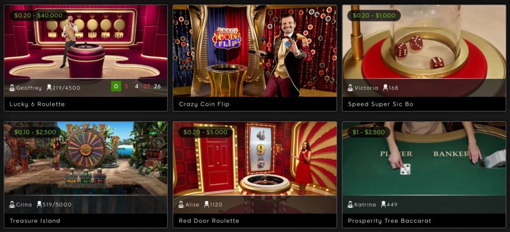 888 Casino Live Dealer Games