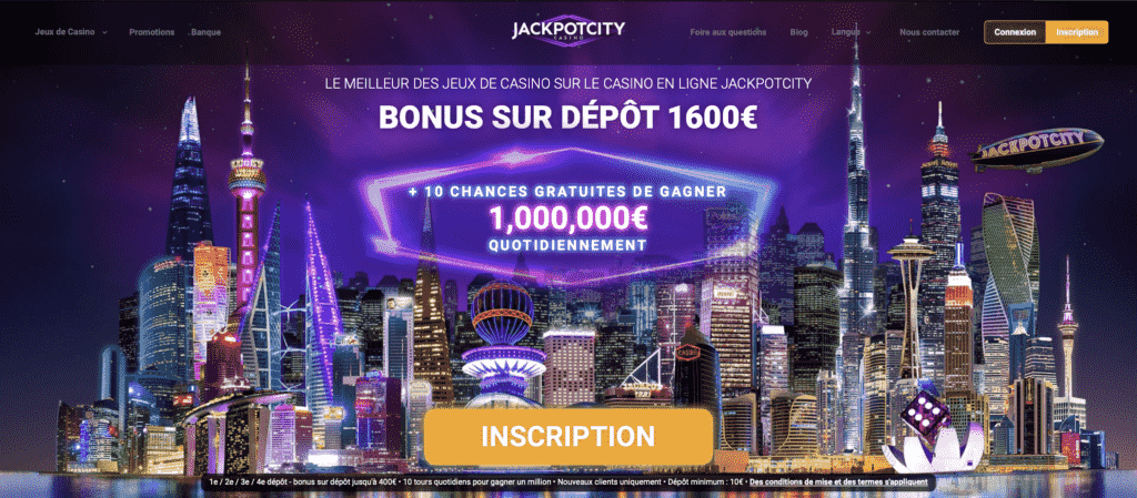 Avis de Jackpot City 2024